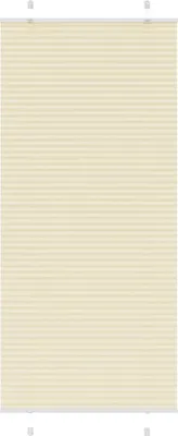 Zdjęcie produktu dla Roleta plisowana kremowa 95x200 cm Szerokość tkaniny 94,4 cm