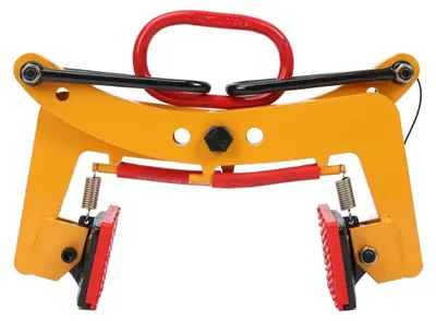 Produktbild von Steinhebegerät - Vertikale Steinzange - 10/15/20 cm Spannweite - Verstellbar - Tragkraft 280 kg - Niedrigkohlenstofflegierter Stahl