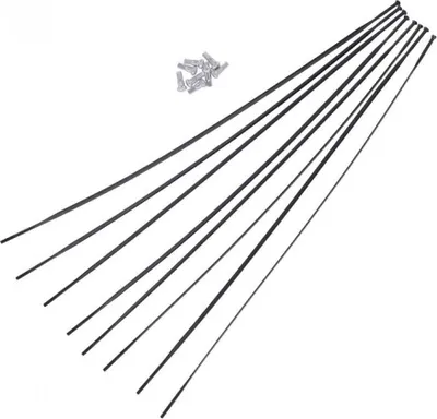 Produktbild von DT Swiss Speichenkit für ERC1100 DICUT VR/HR 28" Schwarz - zuverlässiger Ersa....