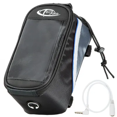 Produktbild von tectake® Fahrradtasche mit Rahmenbefestigung Zusätzliche Spannseil-Sicherung
