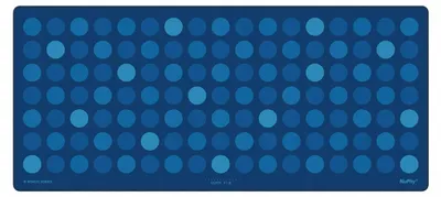 Immagine prodotto di Tappetino per mouse Nuphy Bokeh, modello XL, colore indaco