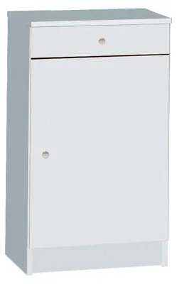 Immagine prodotto di Mobile 1 Ante 1 Cassetto 46x80x34 cm Bianco Lisco