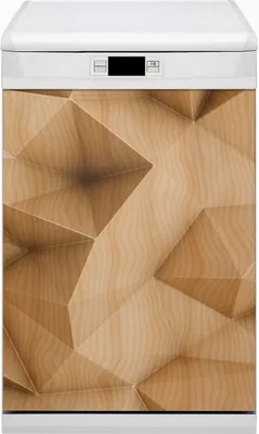 Produktbild von Magnete  Dekorative Magnet Folie für Geschirrspüler 45x80 cm Küche  - Abstrakte Dreiecke