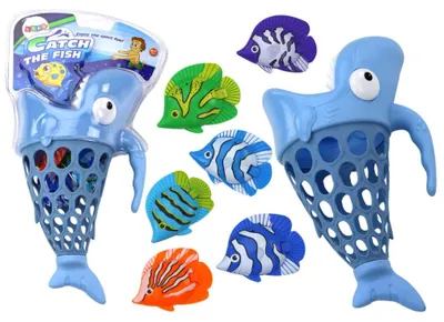 Produktbild von Angelkorb Hai Fischhalter Blau