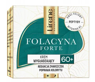Obrázok produktu pre Lirene Folacyna Forte Krem wygładzający na dzień, noc 60+, 50 ml