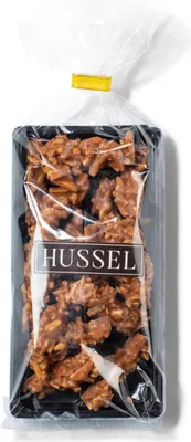 Produktbild von Hussel Mandelsplitter in Vollmilchschokolade, 100g