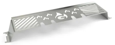 Produktbild von Edelstahl Multistation | Warmhalterost für Weber Spirit 200er Baureihen | mit Drumstick Halterung | 3mm stark