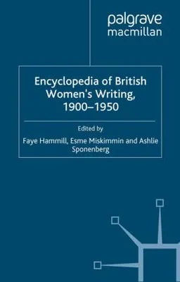 Image de Encyclopedia of British Women's Writing 1900-1950