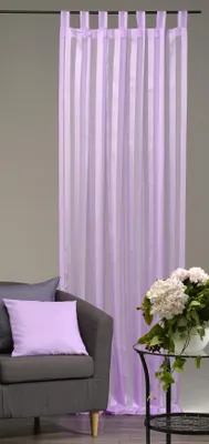 Produktbild von Dekoschal Isa 140x245 cm halb transparent Voilegardine Schlaufen flieder