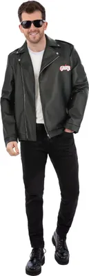 Obrázek produktu pro Grease - pánská bunda "T-Birds" SM3477 (M) (Černá)