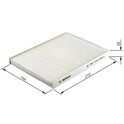 Produktbild von Bosch Filter, Innenraumluft  1 987 432 072