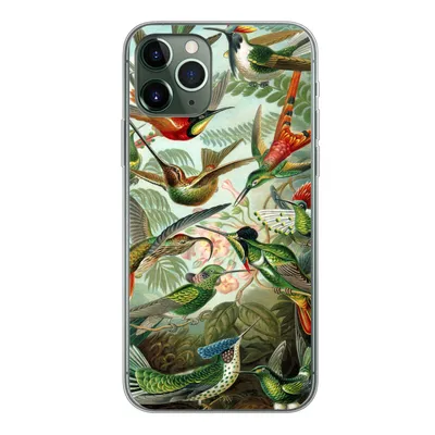 Produktbild von MuchoWow® Handyhülle Schutzhülle Hülle für iPhone 11 Pro Trochilidae - Alte Meister - Kunst Silikon Softcase Handy Hülle - Handy