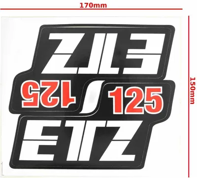 Produktbild von Mz Etz 125 Hoch Aufkleber