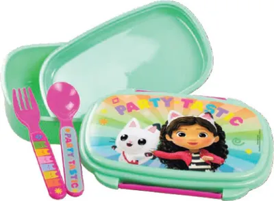 Obrázek produktu pro Gabby's Dollhouse Party-tastic Sandwichbox + Besteckset
