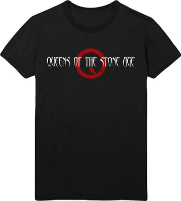 Produktbild von Queens Of The Stone Age Text Logo Black M T-Shirt