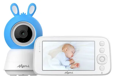 Immagine prodotto di Baby monitor intelligente Myers 1080p (Wi-Fi + monitor) - IP65, PTZ a 360°, sensori