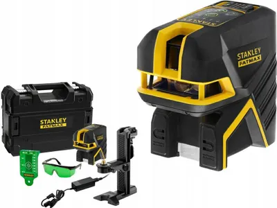 Zdjęcie produktu dla Stanley FMHT77598-1, 30 m, 3 mm/m, 50 m, 5 s, Poziomy/Pionowy, Zielony