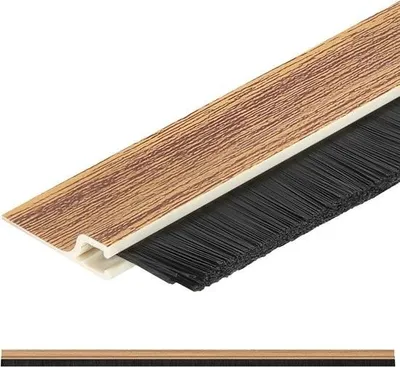 Obrázek produktu pro Kartáčové těsnění 100 cm borovice Samolepicí těsnicí pásek na dveře Kartáč na vyloučení průvanu Kartáčový kartáč na dveře