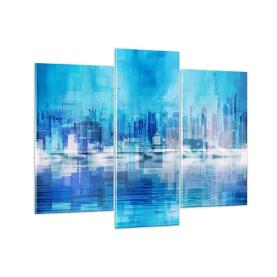 Produktbild von Bilder auf glas - Stadt Aussicht Wasser - 130x100cm - Glasbilder - Wandbilder - Kunstdruck - zum Aufhängen bereit - Wanddekoration aus Glas - Glas Bilder - Wandbild auf Glas - GCB130x100-3488