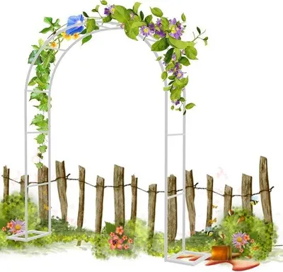 Produktbild von Gartenbogen Dekoration - Vielseitig einsetzbar - 0,8 x 2 Meter