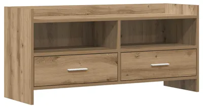 Obrázok produktu pre vidaXL TV skrinka 100 x 33 x 47 cm z drevotriesky v štýle Artisan dub
