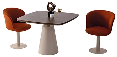 Produktbild von Runder Bistrotisch mit 2 Sesseln – Ideal für Küche & Balkon