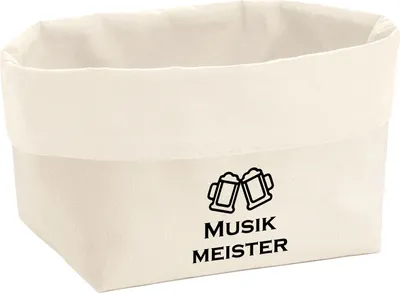 Produktbild von Huuraa Organizer Musikmeister Spielmanszug 8 Liter Large Canvas Baumwolle Utensilo Geschenkidee