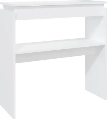 Produktbild von vidaXL Konsolentisch Weiß 80x30x80 cm Holzwerkstoff
