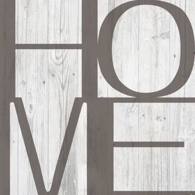 Produktbild von Typografie Kunstdruck Bild - Home (100 x 100 cm)
