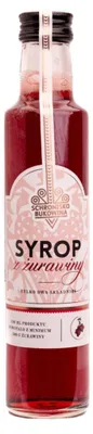 Zdjęcie produktu dla Syrop z żurawiny 250 ml Schronisko Bukowina