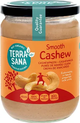 KREM Z ORZECHÓW NERKOWCA PRAŻONYCH 100 % BIO 500 g - TERRASANA