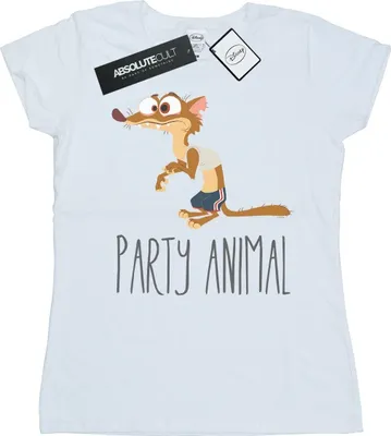 Produktbild von Disney - "Zootropolis Party Animal" T-Shirt für Damen BI45142 (M) (Weiß)