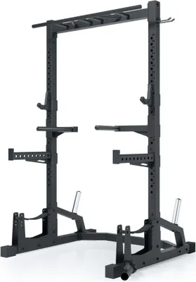Produktbild von ATLETICA R7 Half Rack ∣ 214 cm hoch ∣ Stabil mit 102 kg Eigengewicht ∣ Professionelle J-Hooks ∣ Deadlift Station ∣ 70 mm Vierkantrohr