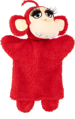 Obrázek produktu pro Maňásek na ruku Opice 28 cm, červený, 20411A