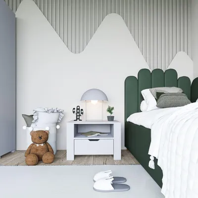 Immagine prodotto di Skye Decor, Duru 1600-34, comodino, bianco, truciolato, 60 x 45 x 42 cm