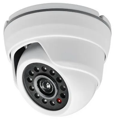Produktbild von INDEXA Kamera-Attrappe in Kugelform KA09 LED weiß 24221