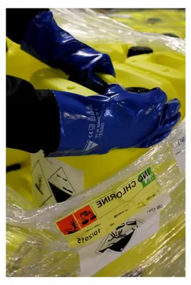 Produktbild von Chemikalienschutzhandschuhe aus Baumwolltrikot Größe 10, 10 Stück
