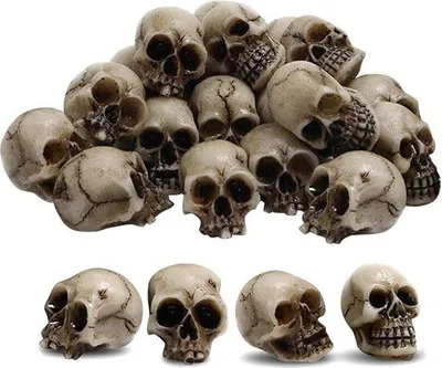 Obrázok produktu pre Halloweenské doplnky – sada plastových minilebiek, 20 ks, halloweenské dekorácie