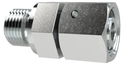 Produktbild von Riegler Einstellbare gerade Einschraubverschraubung, G3/8a., Rohr-AØ10mm, Stahl verz.