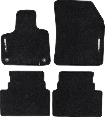 Image de Tapis de Sol de Voiture pour Citroen C5 Aircross 2017-2025 Velours Noir 4Pcs