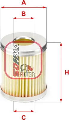 Produktbild von Kraftstofffilter SOFIMA S 6008 G