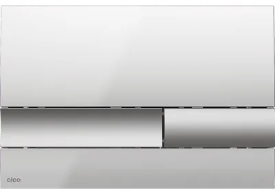 Immagine prodotto di Placca da incasso Alca basic Placca cromo opaco / pulsante cromo opaco M1732