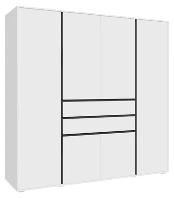 Productafbeelding van Kledingkast Falun | 6 deuren | wit