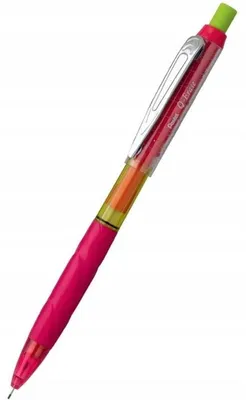 Zdjęcie produktu dla Ołówek mechaniczny Pentel QE425-P Pentel Q-Erase, 0,5 mm, różowy/żółty
