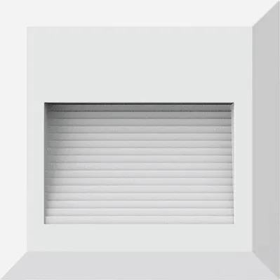 Produktbild von LED Stufenleuchte, Auenwandlampe, Kunststoff wei, H 12,4 cm