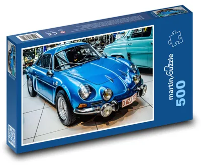 Produktbild von Puzzle 500 Klassisches blaues Auto - martinpuzzle
