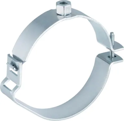 Produktbild von Geberit PE Rohrschelle d 90mm verzinkt mit Gewindemuffe M10 366843, 1 Stk.