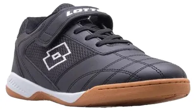 Produktbild von Lotto - Kinder Sneaker "Whizzer", Ökologisches Leder MR78617 (25,5 EU) (Schwarz)