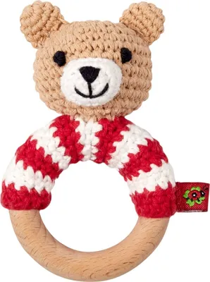 Produktbild von Spiegelburg Häkel-Ringrassel Teddy BabyGlück
