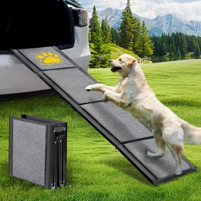 Produktbild von Omgoods – Faltbare Hundetreppe für Autos und SUVs